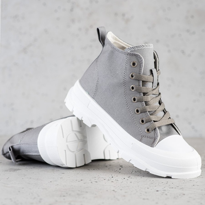 Goodin Zapatillas altas grises 1