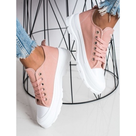 Goodin Zapatillas en la plataforma rosado 2