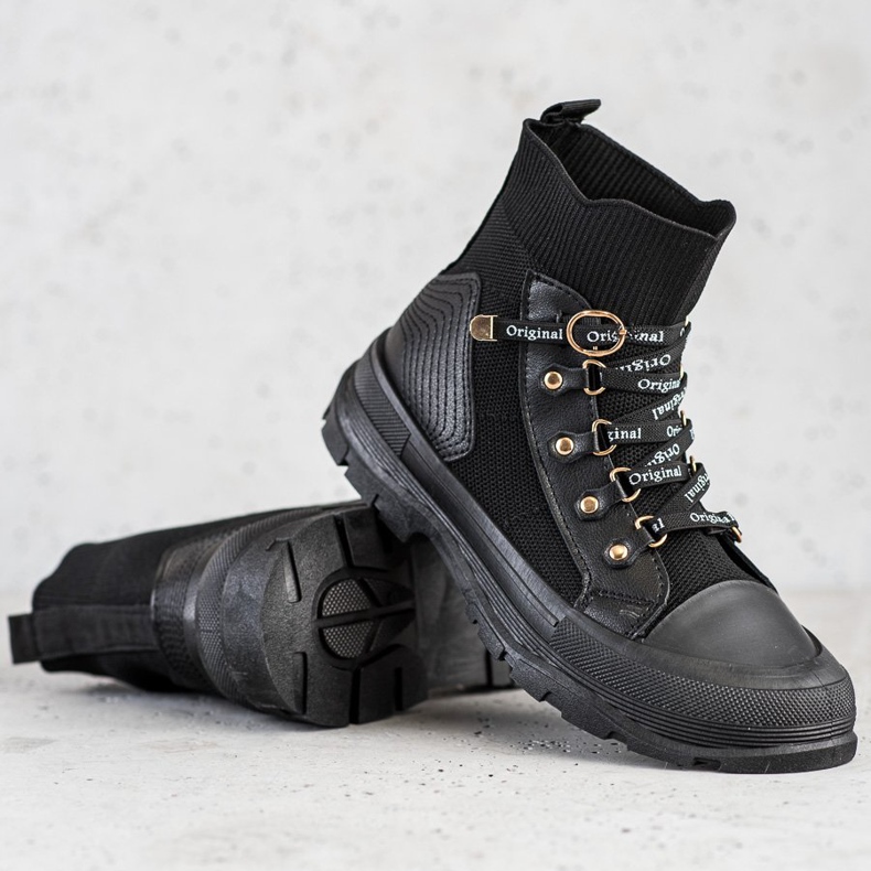 Goodin Zapatos sin cordones originales negro 1