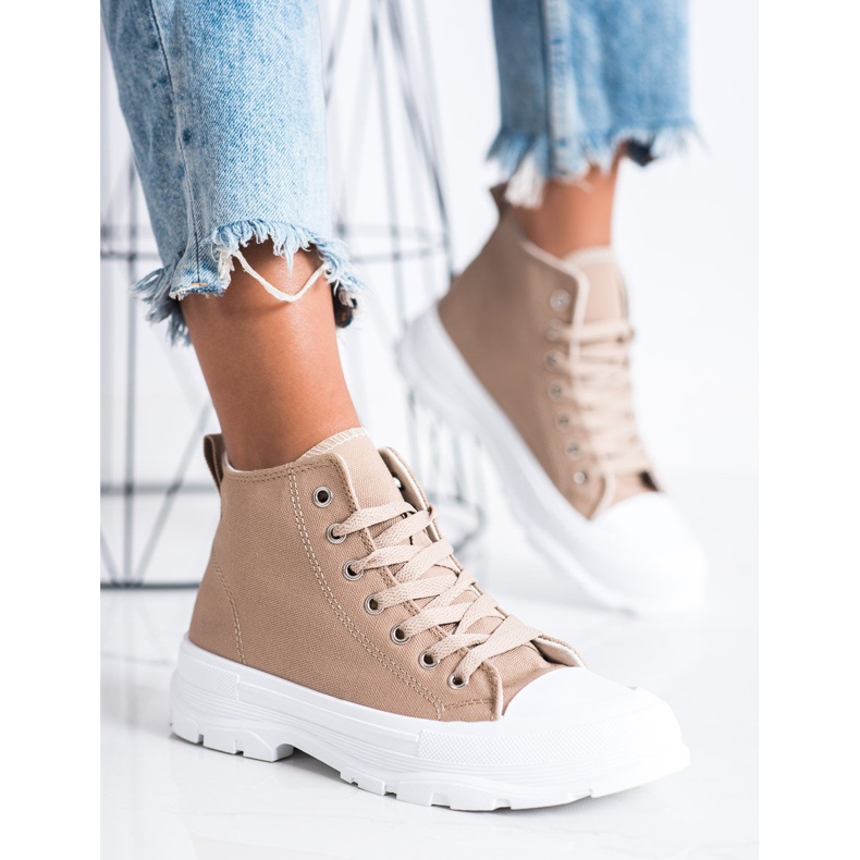 Goodin Zapatillas altas marrones marrón 2