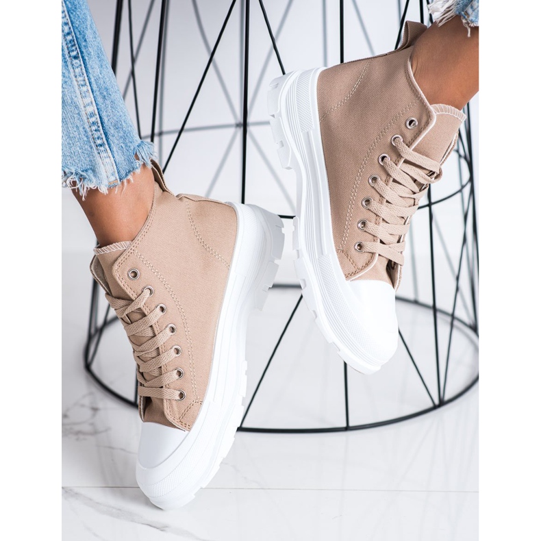 Goodin Zapatillas altas marrones marrón 1