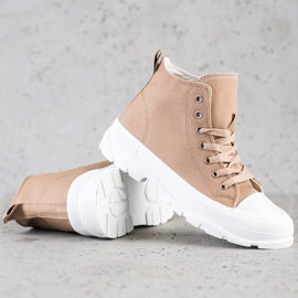 Goodin Zapatillas altas marrones marrón 4