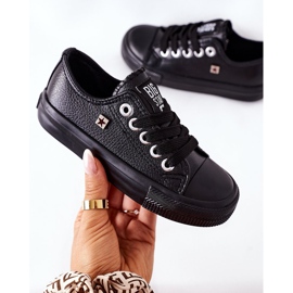 Zapatillas de piel para niños Big Star FF374304 Negro 6