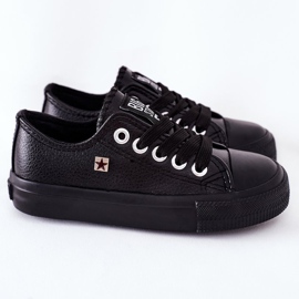 Zapatillas de piel para niños Big Star FF374304 Negro 3