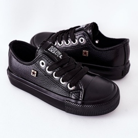 Zapatillas de piel para niños Big Star FF374304 Negro 7