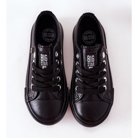 Zapatillas de piel para niños Big Star FF374304 Negro 8