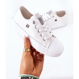 Zapatillas de Piel para Niños Big Star FF374300 Blanco 5