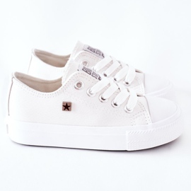 Zapatillas de Piel para Niños Big Star FF374300 Blanco 3