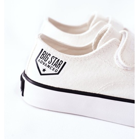 Zapatillas Infantiles Con Velcro Big Star FF374061 Blanco 7