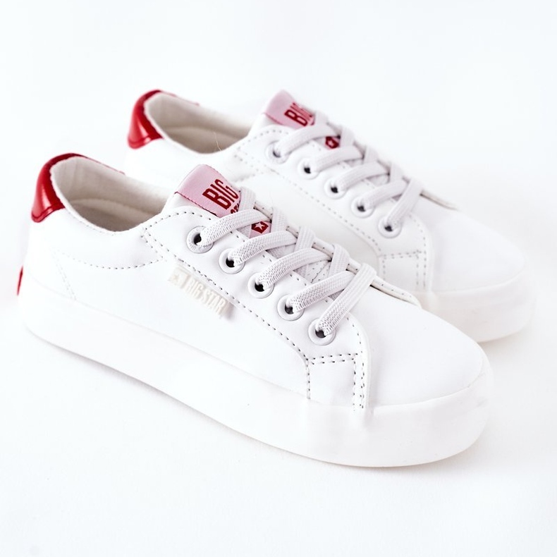 Zapatillas de Piel para Niños Big Star DD374134 Blanco 2