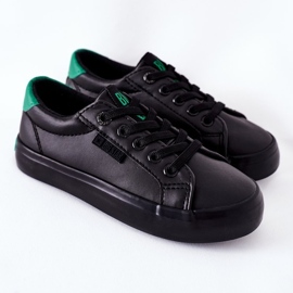 Zapatillas de piel para niños Big Star DD374147 Negro 3