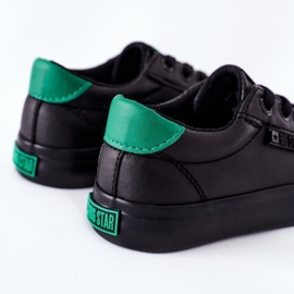 Zapatillas de piel para niños Big Star DD374147 Negro 7