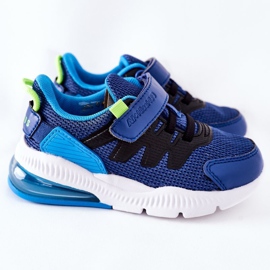 Zapatillas Deportivas Infantiles Con Velcro ABCKIDS Azul-Negro 4