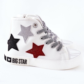 Zapatillas Altas Para Niños Con Cremallera Big Star II374029 Blanco 4