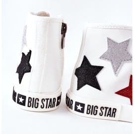 Zapatillas Altas Para Niños Con Cremallera Big Star II374029 Blanco 6