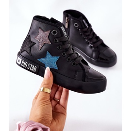 Zapatillas altas para niños con cremallera Big Star II374028 Negro multicolor 7