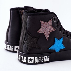 Zapatillas altas para niños con cremallera Big Star II374028 Negro multicolor 5