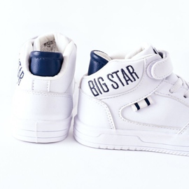 Zapatillas Deportivas Infantiles Big Star II374034 Blanco y Azul Marino 1