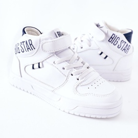 Zapatillas Deportivas Infantiles Big Star II374034 Blanco y Azul Marino 3