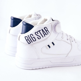 Zapatillas Deportivas Infantiles Big Star II374034 Blanco y Azul Marino 6