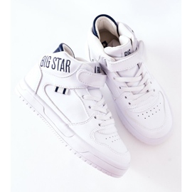 Zapatillas Deportivas Infantiles Big Star II374034 Blanco y Azul Marino 7