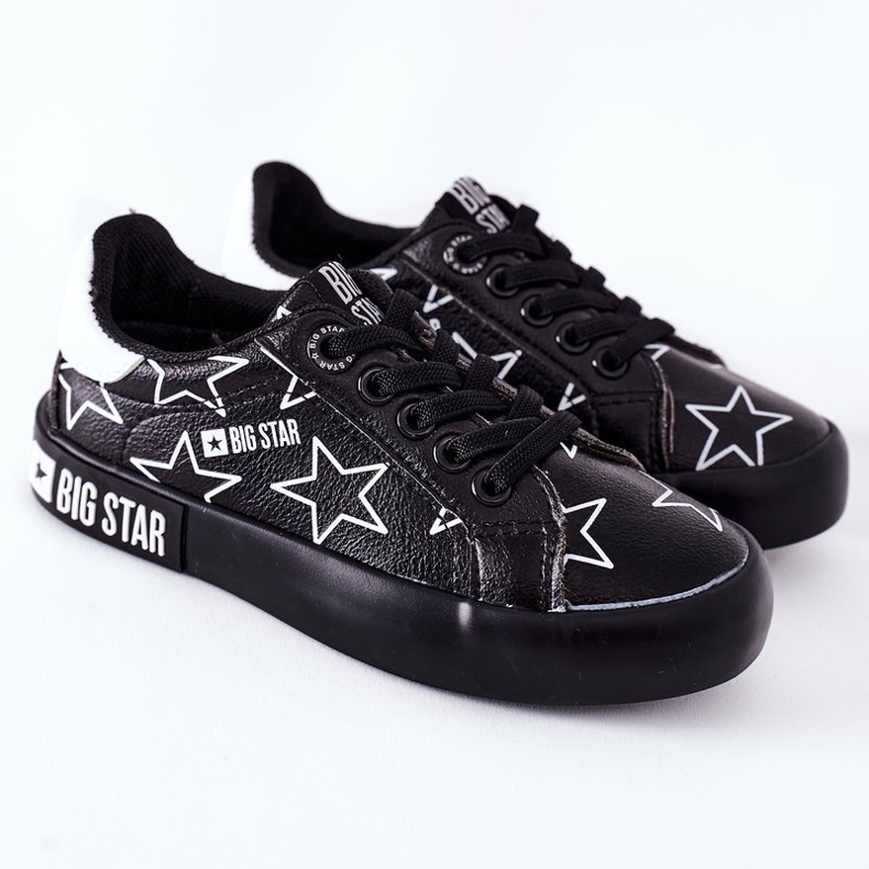 Zapatillas de Piel para Niños Big Star II374002 Negro 2