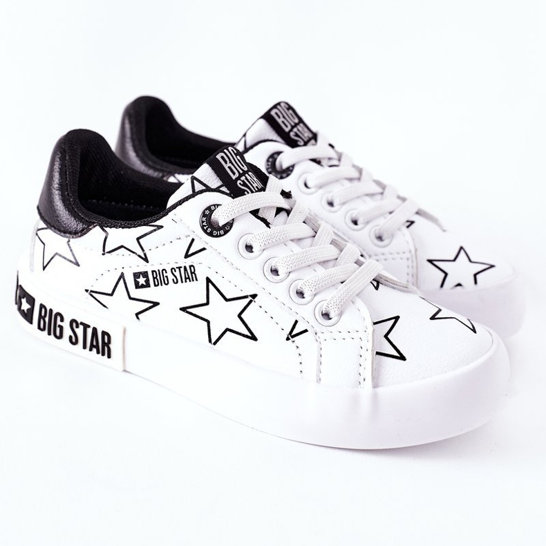Zapatillas de Piel para Niños Big Star II374001 Blanco 2