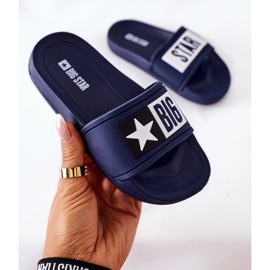Pantuflas para niños Big Star DD374152 Azul Marino 4