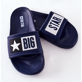 Pantuflas para niños Big Star DD374152 Azul Marino 1