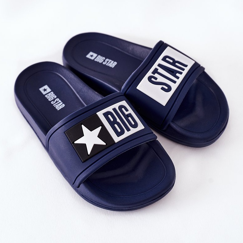 Pantuflas para niños Big Star DD374152 Azul Marino 2