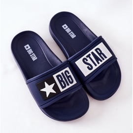 Pantuflas para niños Big Star DD374152 Azul Marino 3