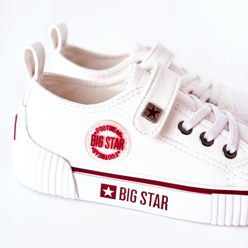 Zapatillas de Piel para Niños Big Star II374040 Blanco 1