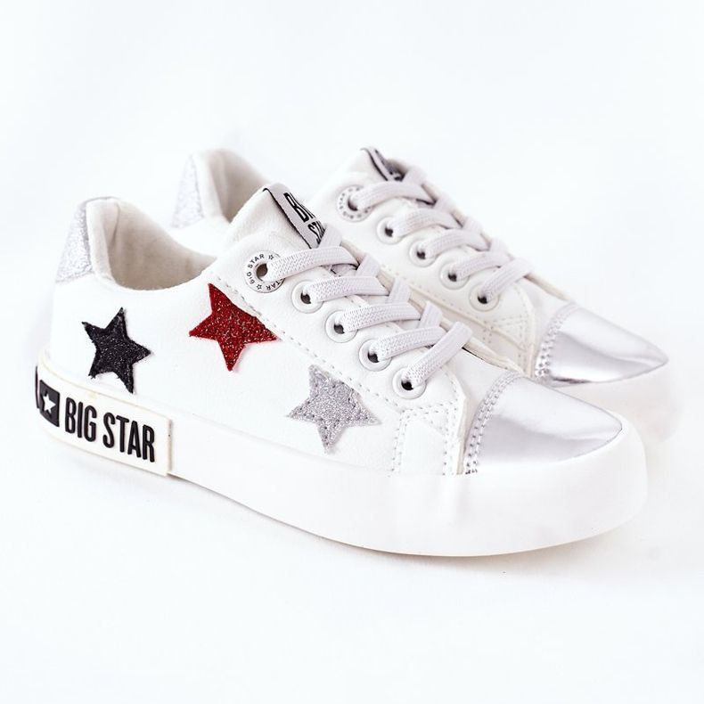 Zapatillas de Piel para Niños Big Star II374032 Blanco 2