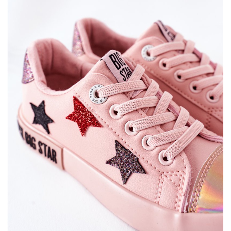 Zapatillas de Piel para Niños Big Star II374033 Rosa rosado 1