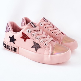Zapatillas de Piel para Niños Big Star II374033 Rosa 2