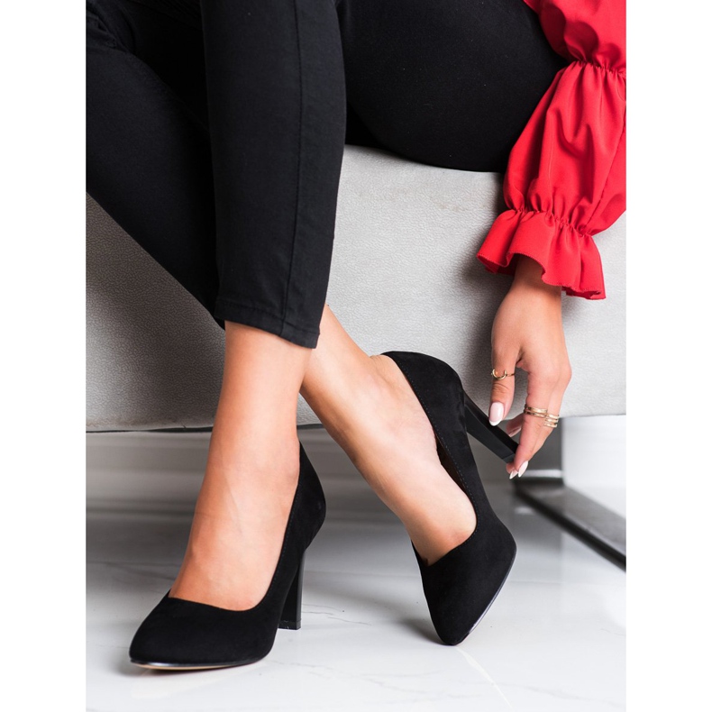 Sabatina Salón clásico de tacón alto negro 1