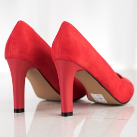 Sabatina Salón clásico de tacón alto rojo 1