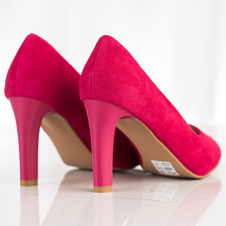 Sabatina Salón clásico de tacón alto rosa 1