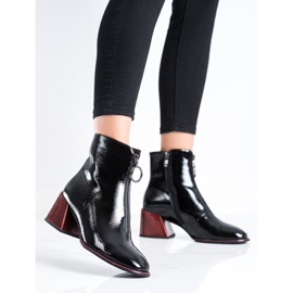 Filippo Botas elegantes con cremallera. negro 2
