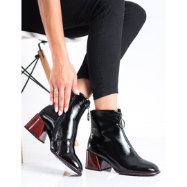 Filippo Botas elegantes con cremallera. negro 3