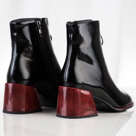 Filippo Botas elegantes con cremallera. negro 5