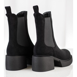 Filippo Botines Chelsea altos en la plataforma negro 1 Filippo Botines Chelsea altos en la plataforma negro 1