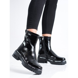 Filippo Botas altas en la plataforma negro 3