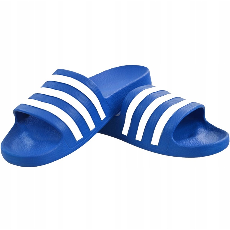 Zapatillas Adidas Adilette Aqua F35541 blanco azul 1