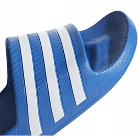 Zapatillas Adidas Adilette Aqua F35541 blanco azul 4