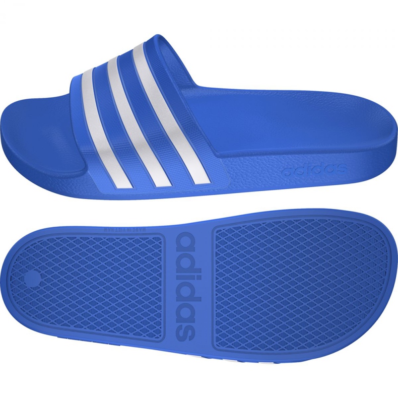 Zapatillas Adidas Adilette Aqua F35541 blanco azul 7