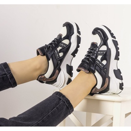 Zapatillas negras con inserciones Allisone holográficas negro 1 Zapatillas negras con inserciones Allisone holográficas negro 1