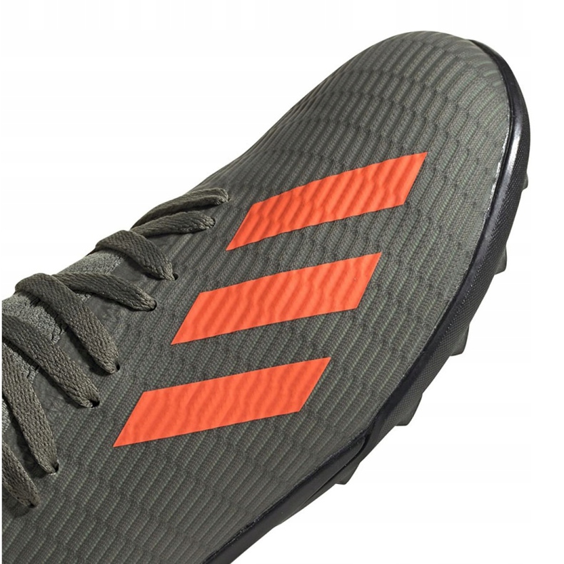 Botas de fútbol adidas X 19.3 Tf Jr EF8375 caqui 2