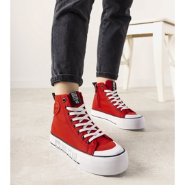 Zapatillas de mujer Big Star rojas de Balvin rojo 3