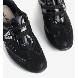 Tacones de cuña Merante negros 2